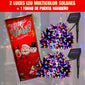 PACK NAVIDEÑO (2 LUCES LED SOLARES + 1 FORRO NAVIDEÑO PARA PUERTA)